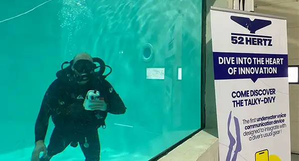 Hit West – Finistère : un talkie-walkie sous l’eau pour communiquer lors des plongées